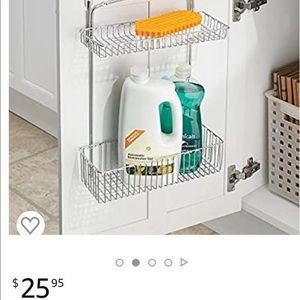 THREE Over the Cabinet Organizer Baskets